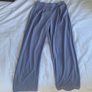 Periwinkle wide leg trousers, never worn